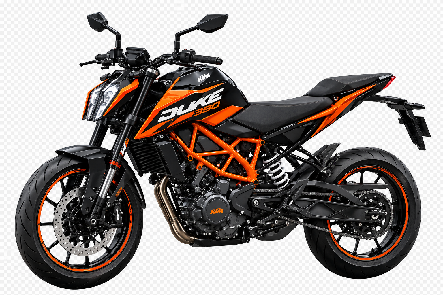 KTM Duke 390 Exploded Blueprint